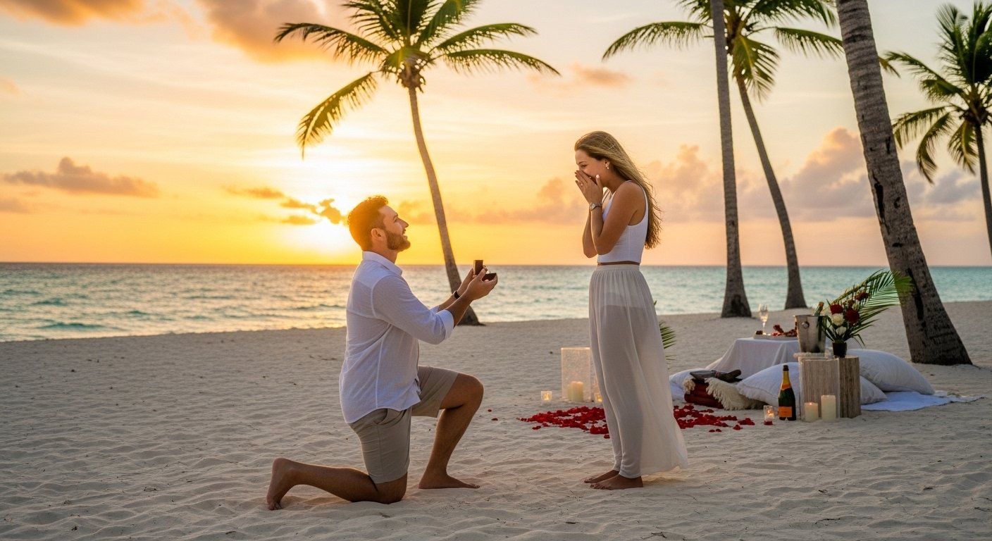 Punta Cana wedding proposal